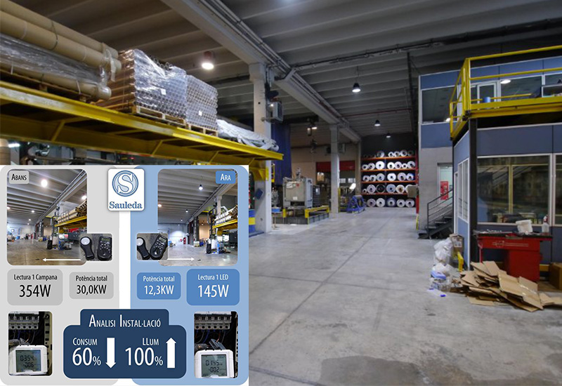 XJ-HBS150W Replaces 354W Lamps in Spain